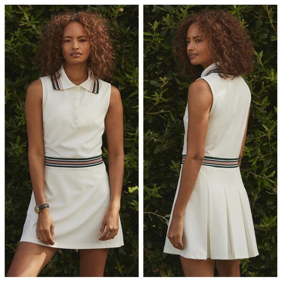 Varley Easton Court Dress 33” in White - Picture 1 of 13